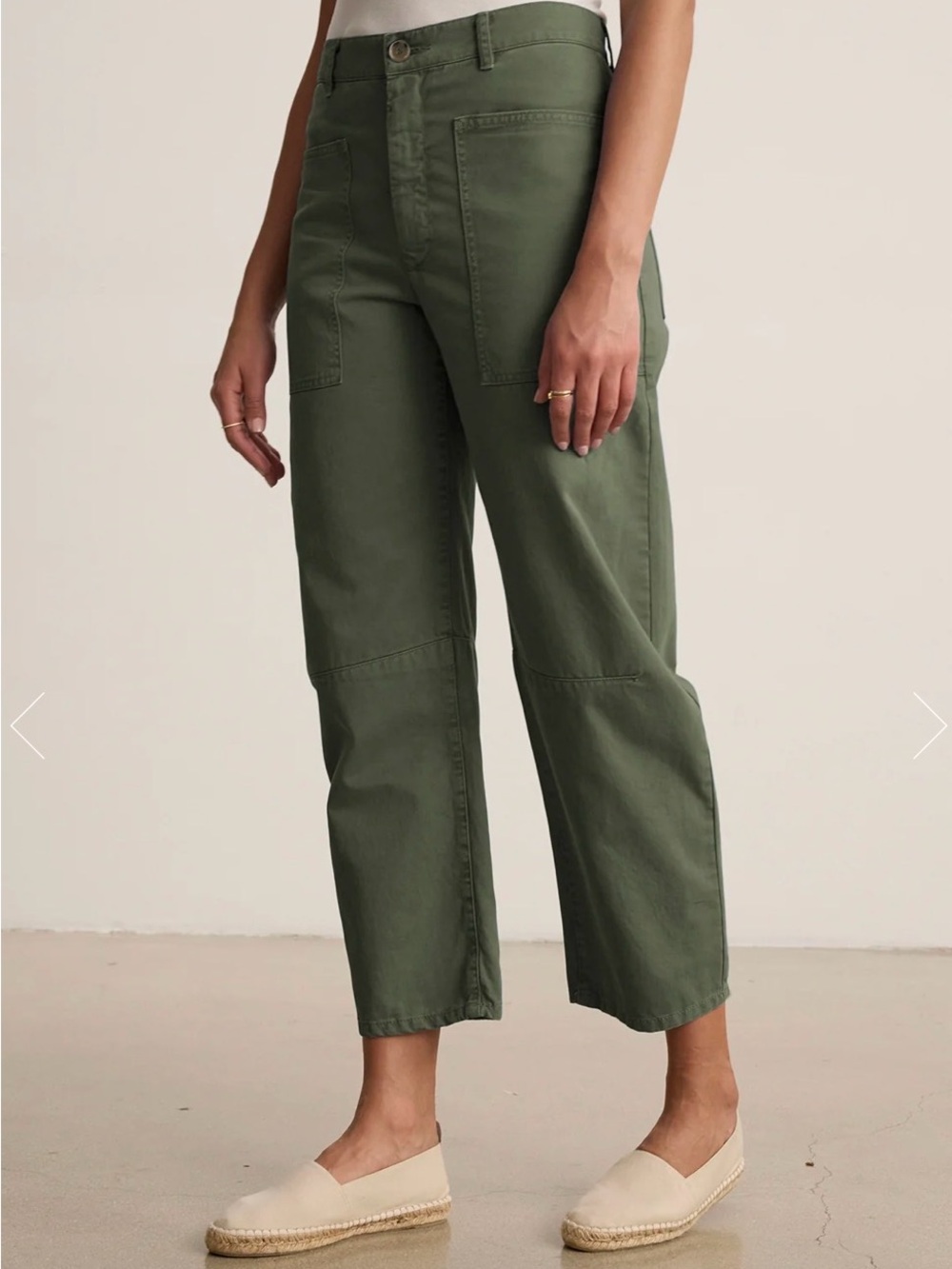 Velvet by Graham & Spencer Brylie Sanded Twill Barrel Pant